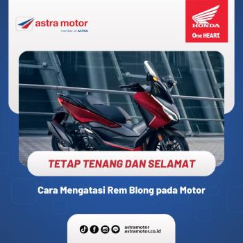 Cara Mengatasi Rem Blong Pada Motor 