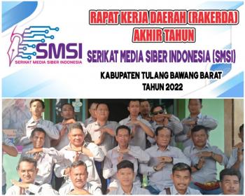 Rakerda III SMSI Tulangbawang Barat, Ini Pesan Ketua SMSI Provinsi Lampung