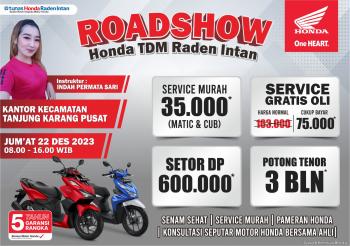 Roadshow Honda TDM Radin Intan 