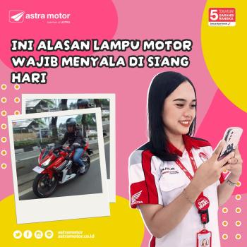 Dulu Mati Semua, Ini Alasan Lampu Motor Wajib Menyala di Siang Hari 