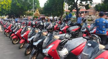 Seperti Ini Tampilan Motor Operasional yang Dibagikan Untuk Kelurahan di Bandar Lampung 