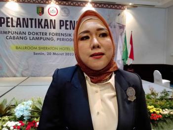 dr. Aberta Karolina, Sp.F.M Nakhodai PDFI Cabang Lampung Periode 2022-2025