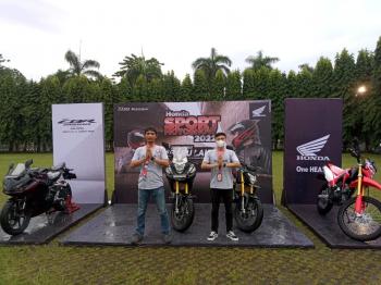 Honda Astra Motor Natar Hadirkan Exhibition Honda Sport Motoshow di Gubernur Lampung