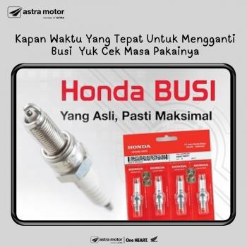 Kapan Waktu Yang Tepat Untuk Mengganti Busi ? Yuk Cek Masa Pakainya! 