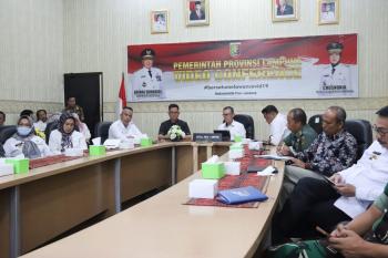 Pemprov Lampung Mengikuti Rapat Pengendalian Inflasi Bersama Mendagri