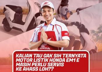 Honda EM1 e: Masih Perlu Service Rutin Ke AHASS, Kenapa Begitu ? 