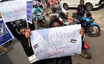 Aksi Solidaritas Kemanusiaan Lampung Bersama Palestina Jilid 2, Berbagai Agama Semua Umat Akan Bergabung 