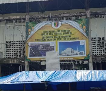 GOR Saburai Bakal Jadi Masjid Raya, Ini Harapan Pedagang Sekitar