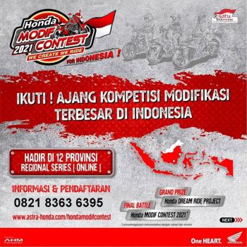 Astra Motor Natar Ikutin Honda Modif Contest 2021 Ajak Ratusan Modifikator Berbakat