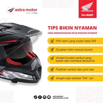 Cara Menggunakan Helm Dengan Nyaman 