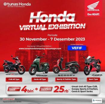 Hari Terakhir Promo Motor Impian Melalui Honda Virtual Exhibition 