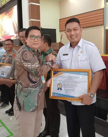 Dinas Perindustrian dan Perdagangan Provinsi Lampung Meraih Penghargaan KPPN Awards Terbaik ke- 3