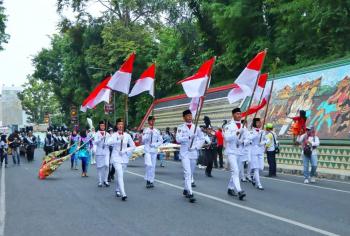 Kirab Marching Band dan Pawai Kendaraan Hias, Minggu 20 Agustus