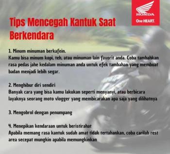 Sering Ngantuk Pas Naik Motor, Inget 4 Tips Ini Bikin Mata Jadi Seger 