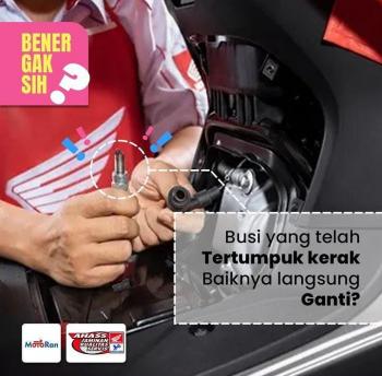 10 Ciri Ciri Busi Motor Harus di Ganti, Cek Disini Sekarang 