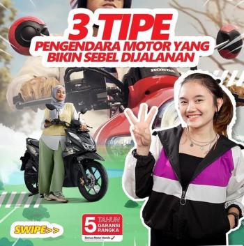 5 Tipe Pengendara Motor, Salah Satunya Pasti Kamu Banget 