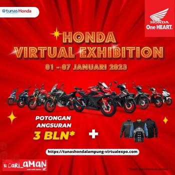 VIRTUAL EXHIBITON HONDA hadir kembali lhoo 01 - 07 Januari 2023 kali ini Virtual Exhibition 