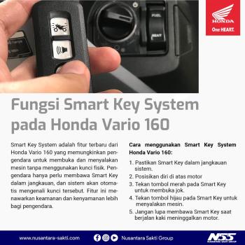 Berikut Fungsi Smart Key Syistem Pada Honda Vario 160 Pada NSS Pringsewu 