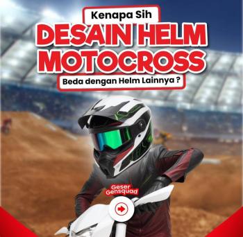 Ini Alasan Desain Helm Motor Trail Dibuat Berbeda 