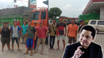 Supir Truk di Lampung: Kami Pilih Erick Thohir Jadi Presiden, Jika Kelangkaan Solar Cepat Diatasi