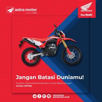 Honda CRF 150L Hadir Untuk Menemani Moment Berpetualang Anda 