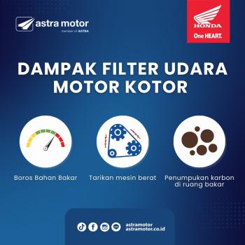 Dampak Filter Udara Motor Kotor 