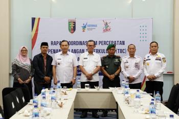 Sekdaprov Fahrizal Buka Rakor dan Menjadi Narasumber Penanggulangan TBC di Provinsi Lampung 