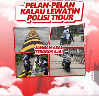 Cara Tepat Melewati Polisi Tidur Dengan Motor Matic 