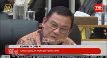 Raker Komisi IV DPR RI Dengan Menteri Pertanian, Hanan A Rozak Beri Terobosan Untuk Atasi Persoalan Petani 