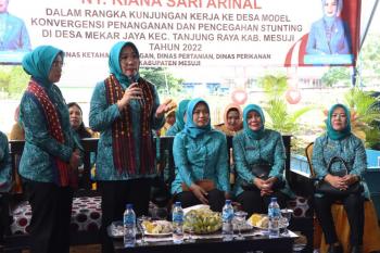 Tim Penggerak PKK Provinsi Lampung Kunjungan Kerja Ke Kabupaten Mesuji