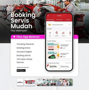 Boking Service Mudah Dengan Aplikasi MotoRan 