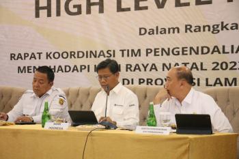 Menjelang Natal dan Tahun Baru TPID Provinsi Lampung Gelar Kegiatan High Level Meeting 