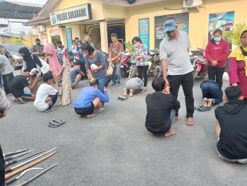 5 Pelajar Ditetapkan Tersangka dari 24 Pelajar yang Diamankan Polsek Sukarame