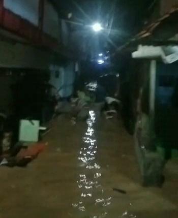 Banjir di Bandar Lampung Kembali Terjadi, Kali Ini Menggenangi Kampung Pasar Ambon