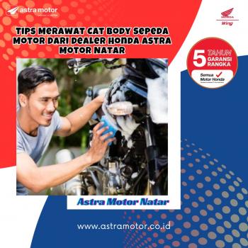 Tips Cara Merawat Cat Body Sepeda Motor Dari Dealer Honda Astra Motor Natar 