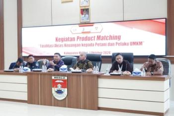 Inklusi Keuangan Kepada Petani dan Pelaku UMKM di Kabupaten Mesuji, OJK Provinsi Lampung Gelar Kegiatan Product Matching 