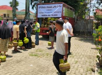 Perkuat Ketersediaan LPG 3 Kg di Masyarakat, Operasi Pasar Kembali Digelar di Kabupaten Tanggamus  