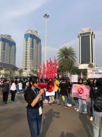 Gelar Sosialisasi Kawasan Tanpa Rokok, Duta Maritim Indonesia III Aspeksindo Hadir Di Car Free Day Monas