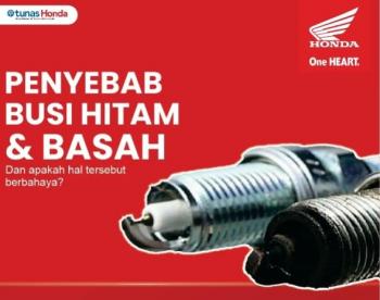 Penyebab Busi Motor Hitam, Simak Penjelasannya!