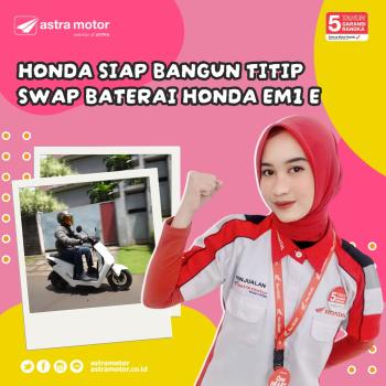 Honda Siap Bangun Titip Swap Baterai dan Dealer Khusus Motor Listrik 