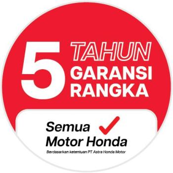 Resmi Garansi Baru Untuk Rangka Honda Jadi 5 Tahun 