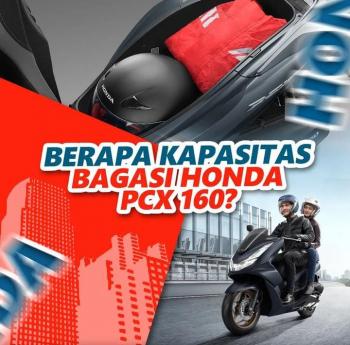 Motor Matic Honda PCX 160, Bagasi Gede Idaman Banget Nih Bestie