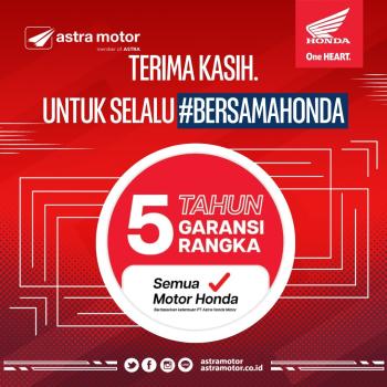 Beli Motor di Astra Motor Imam Bonjol, Garansi Rangka 5 Tahun 