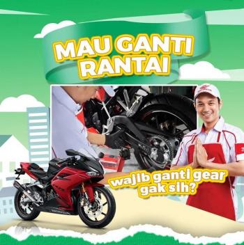 Bolehkah Ganti Rantai Motor Saja Tanpa Gear? ini Jawabannya 