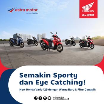 New Honda Vario 125 Dengan Warna Baru dan Fitur Canggih 