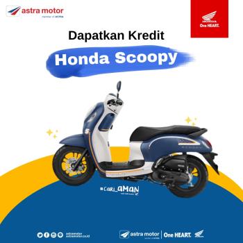 Dapatkan Kredit Honda Scoopy Terbaru, Ini Harga Spesialnya 