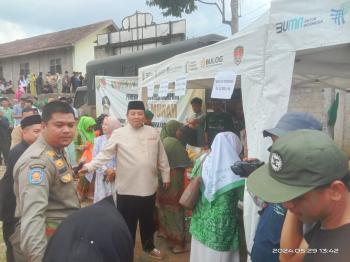 Jelang Idul Adha, Dinas Perindustrian dan Perdagangan Provinsi Lampung Sukses Gelar Pasar Murah 