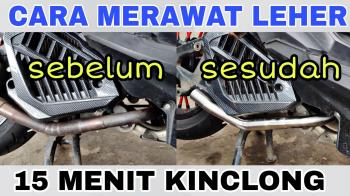 Cara Bersihkan Leher Knalpot Motor Yang Kusam 