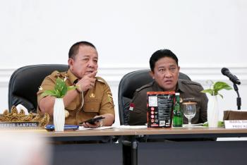 Gubernur Arinal Terima Kunjungan Kerja Wagub Kalimantan Tengah Edy Pratowo 