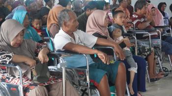 UPSK di Way Jepara, Pemprov Lampung Sentuh 100 Penyandang Disabilitas